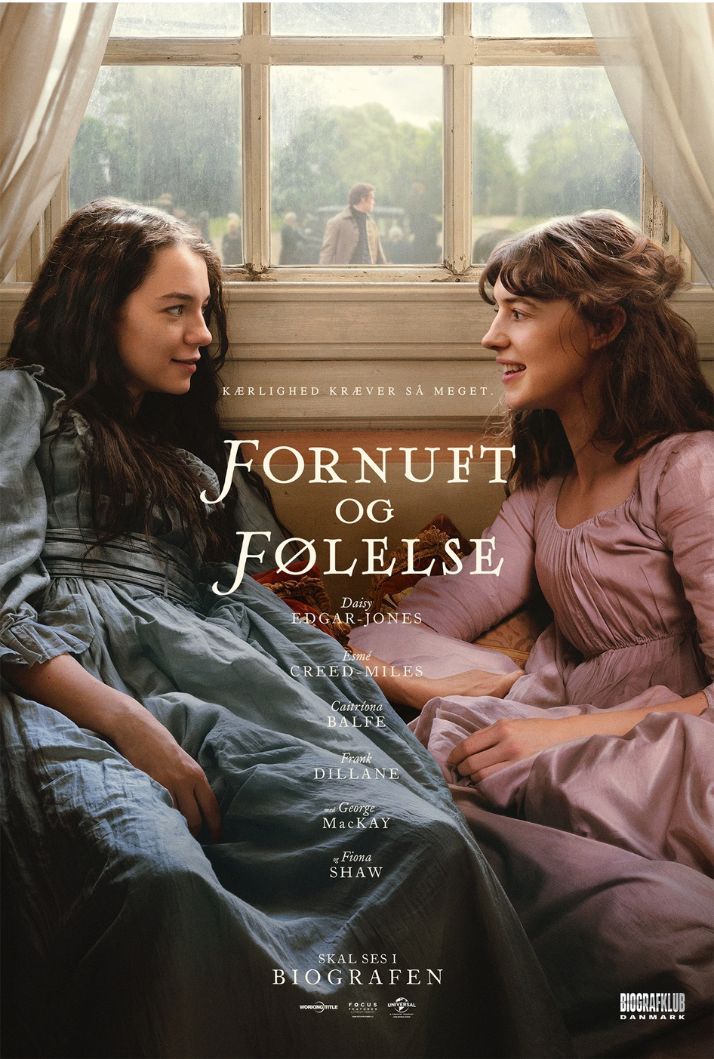 Filmplakat til Fornuft og følelse i Biografklub Danmarks filmprogram 2026/27